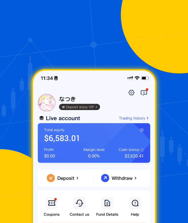 Leverage up to 1000:1